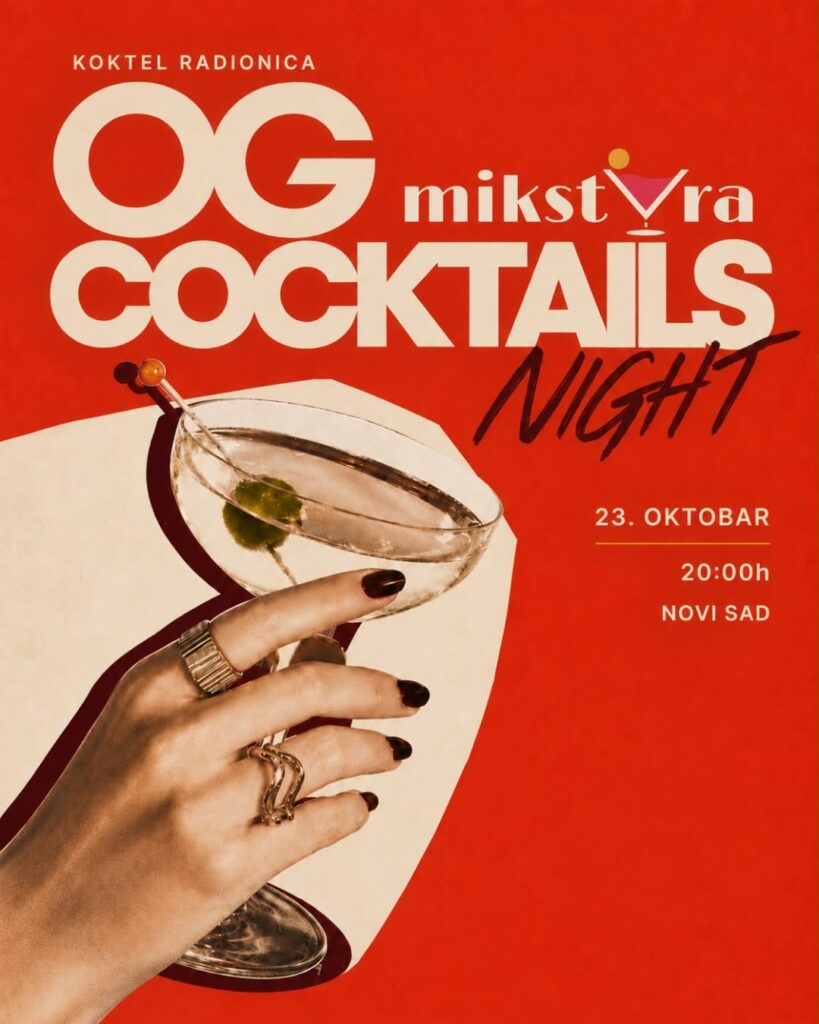 OG Cocktails night — Mikstura koktel radionica