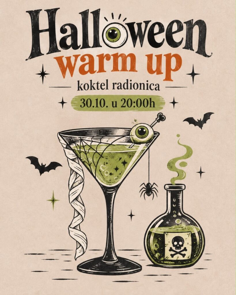 Halloween warm up — Mikstura koktel radionica